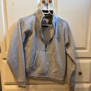 Kimes Ranch Light Gray Zip-Up Sweater